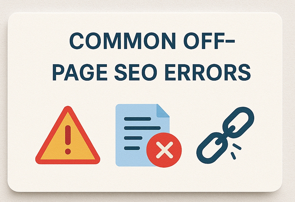 8. Често срещани грешки при Off-Page SEO
