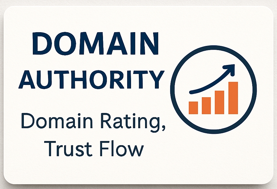 5. Авторитет на домейна (Domain Authority, Domain Rating, Trust Flow)