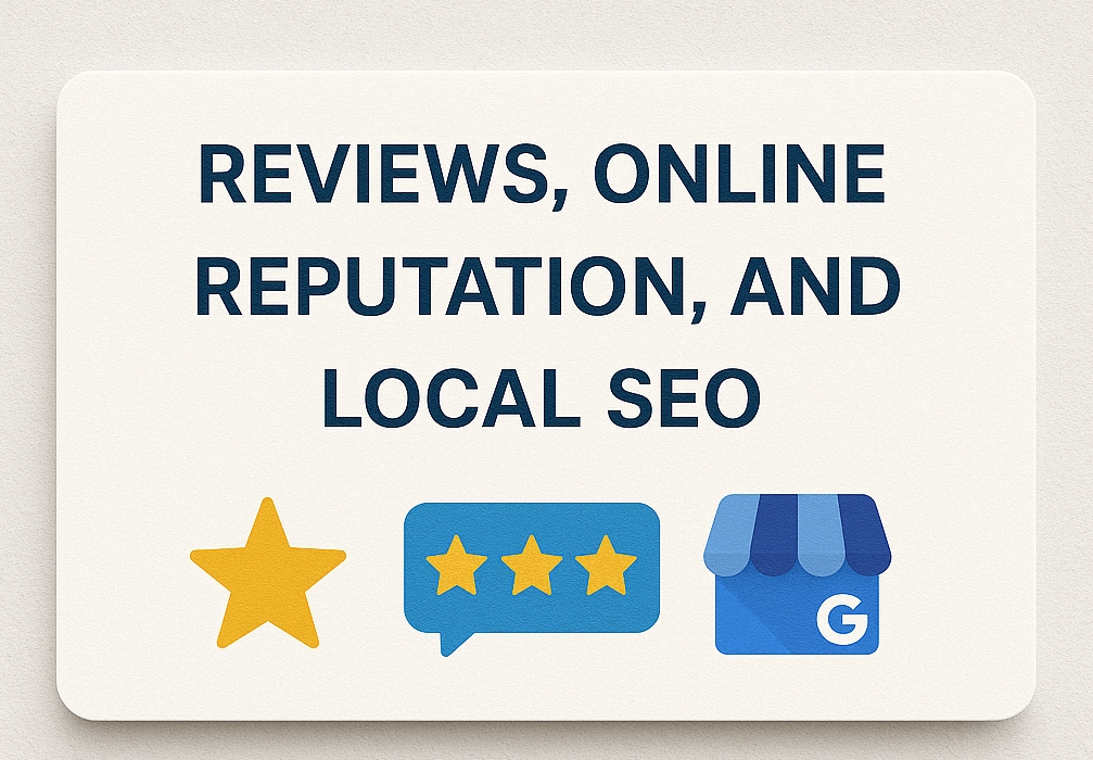 7. Отзиви, онлайн репутация и локално SEO (Google Business Profile и др.)